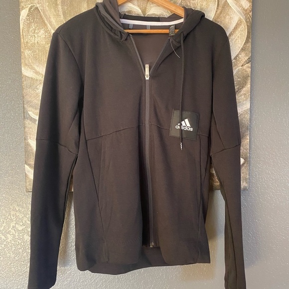 adidas climalite Cross-Up 365 zip Sweatshirt- Men - Picture 2 of 8